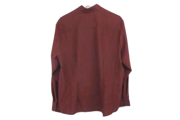 A+ by SAI Wine Colored Tunic Hospitality Shirt Long Sleeve 8210 Womens XL