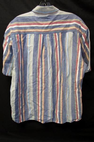 Button Up Shirt by VANHEUSEN Multicolor Men's Size L