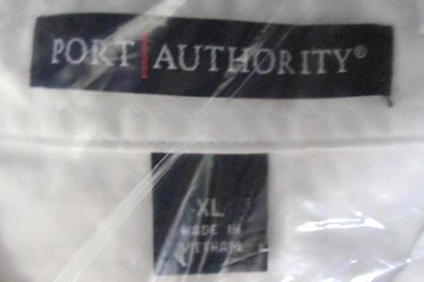 Port Authority White Button Front Embroidered Sonoma Historic 2012 Logo XL