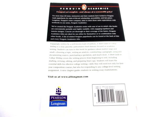 A Short Guide to College Writing 3rd Edition Penguin Academics