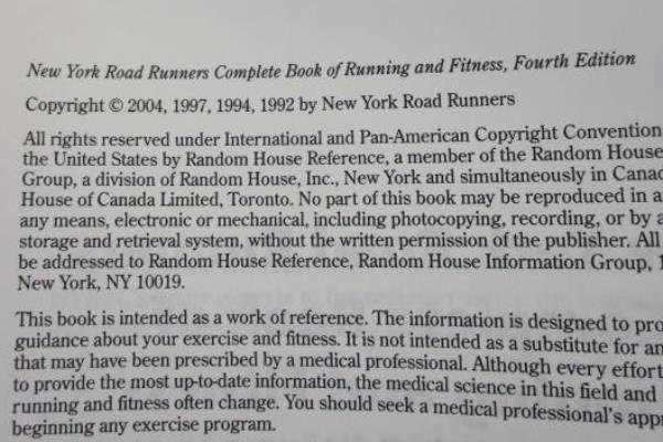 Complete Book of Running & Fitness 4th Edition by Gloria Averbuch 2004