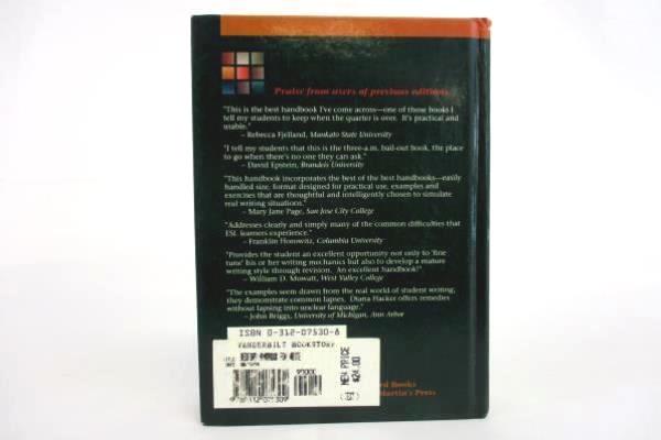 The Bedford Handbook for Writers 4th Edition Diana Hacker 1992