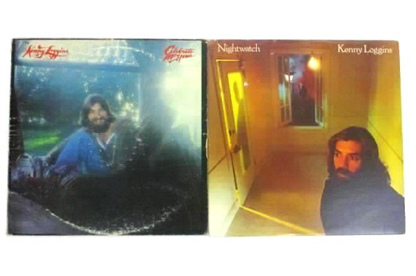 Lot of 2 Kenny Loggins 12" Vinyl 33 RPM LPs - "Celebrate Me Home" & "Nightwatch"