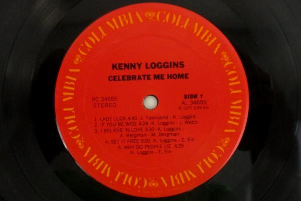 Lot of 2 Kenny Loggins 12" Vinyl 33 RPM LPs - "Celebrate Me Home" & "Nightwatch"