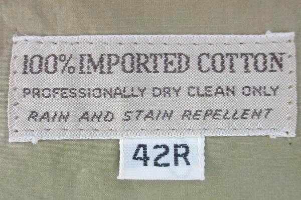 Vintage Men's Austin Reed of Regent Street Gleneagles Rain Trenchcoat 42R Khaki