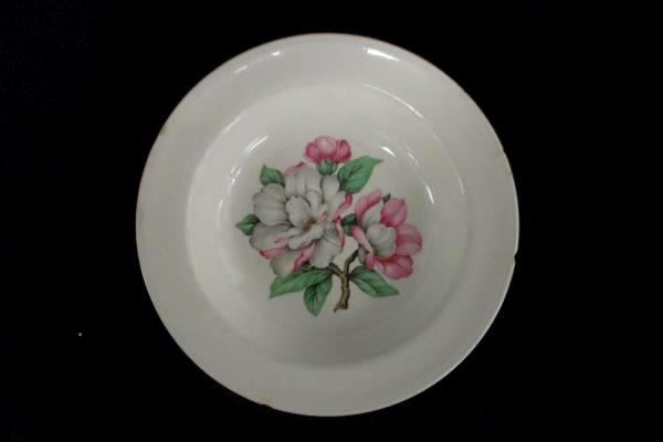 Lot Of 3 Bowls Cunningham & Pickett, Inc. 22 KT. Gold Hand Decorated Magnolia