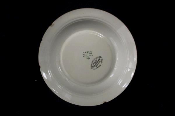 Lot Of 3 Bowls Cunningham & Pickett, Inc. 22 KT. Gold Hand Decorated Magnolia