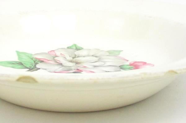 Lot Of 3 Bowls Cunningham & Pickett, Inc. 22 KT. Gold Hand Decorated Magnolia