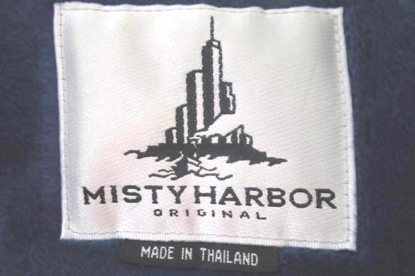 Blue Button Up Trench Over Coat By Misty Harbor 100% Polyester,100% Nylon