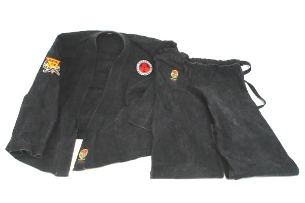 Pro Force Black Traditional Jacket and Pant Set 14 Oz Ultra Heavy Weight