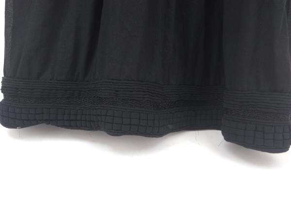 ADAM LIPPES Sundress Black Sleeveless Empire Waist Embroidered 100% Silk Sz 8