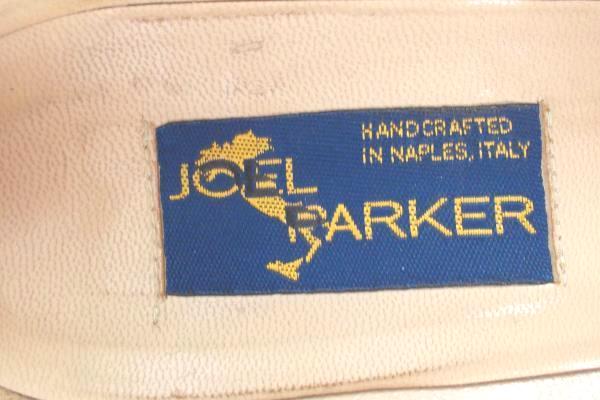 JOEL PARKER Womens Gold Italy Leather Metallic Pumps Heels Size 9 AAA Narrow