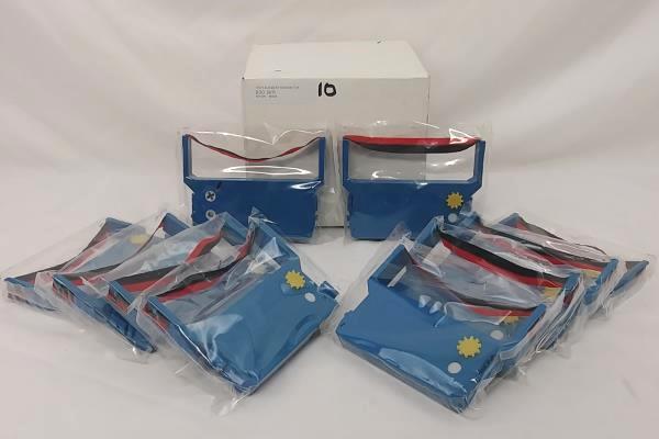 Lot of 9 Cash Register Ribbon Cartridges 900 B/R Nylon 6U/BX Black/Red