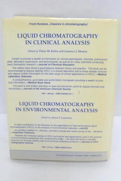 John W. Dolan Trouble Shooting Liquid Chromatography Systems Clifton, NJ Signed