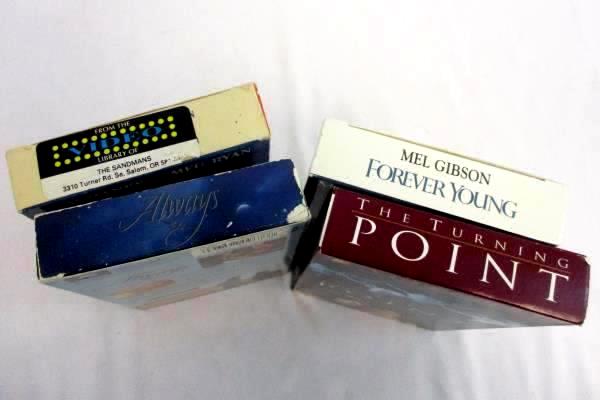 Lot of 5 VHS Movies: Fly Away From Home, Forever Young, Always