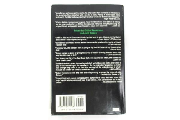 John Barnes: A Million Open Doors & Orbital Resonance Hardcover 1992