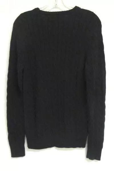 Old Navy Women's Black Long Sleeved Cable Knit Sweater Size S