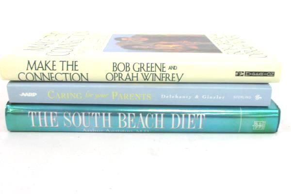 3 Health Books: South Beach Diet + Make The Connection + Caring For Your Parents