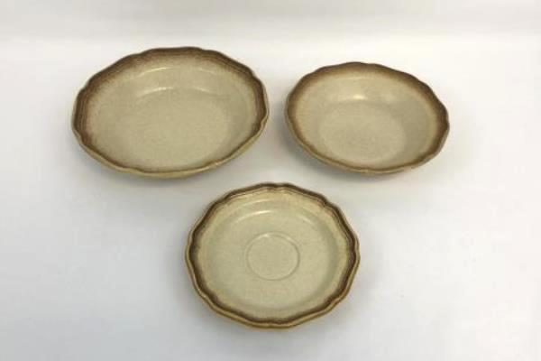 Mikasa Stoneware 3 Piece Place Setting Replacement Set Whole Wheat E8000