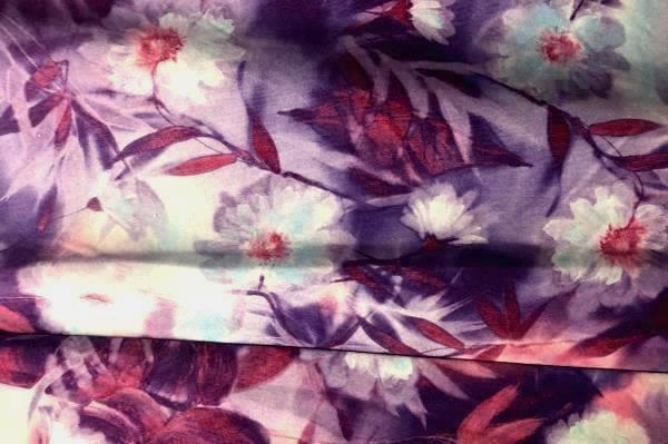 Women's Purple Multicolored Skirt By Up Front Size M 100% Polyester