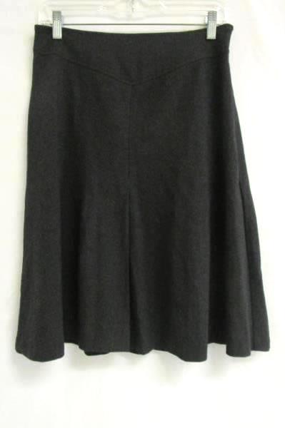 Women's Heather Grey Pleated Skirt By George Size 4