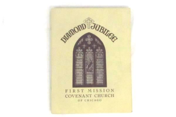 Lot of 3 Diamond Jubilee 75th Anniversary Dedication Book First Mission Covenant