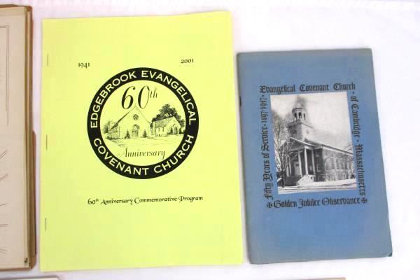 Lot of 11 Church Songbooks Yearbooks Programs And Pamphlets