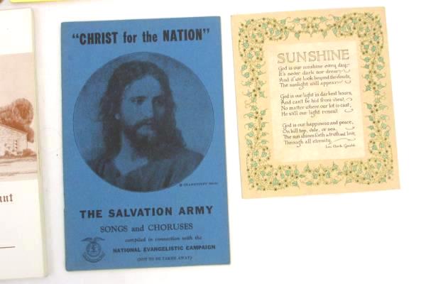 Lot of 11 Church Songbooks Yearbooks Programs And Pamphlets