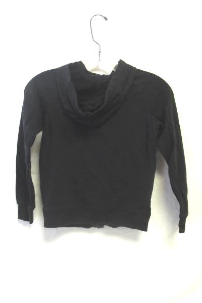 Girl's Black Jacket W/ Heart Decal By DanSkin Now Size M 60% Cotton