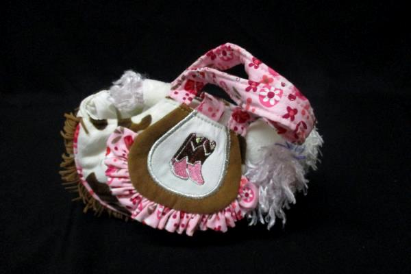 2011 Sassy Pet Saks Western Style Poodle Purse Handbag by Douglas Toys