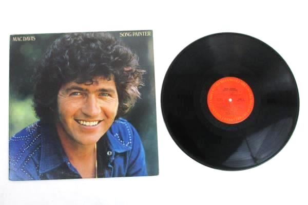 Lot of 3 Mac Davis Records - Self Titled + Song Painter + Stop & Smell The Roses