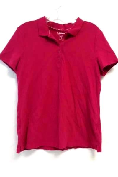 Men's Red Polo Shirt By Croft&Barrow Size M