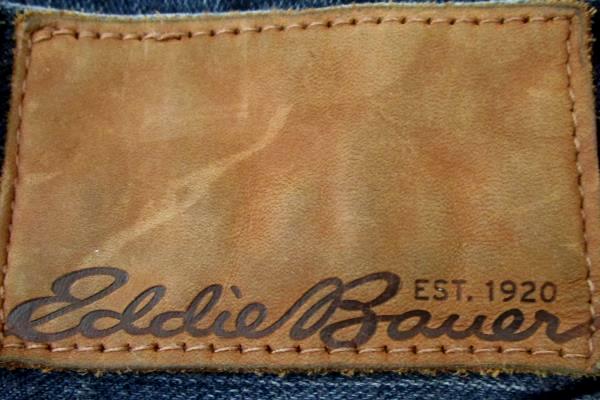 Men's Pair Of Dark Blue Bluejeans By Eddie Bauer Size 36X32