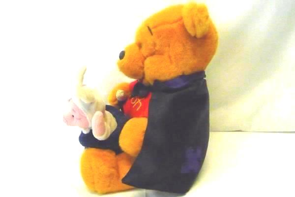 Walt Disney Winnie The Pooh Magician With Piglet Stuffed Animal