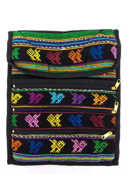5 Piece Wholesale Lot Guatemalan Hand Woven Travel Mochila Crossbody Bags New
