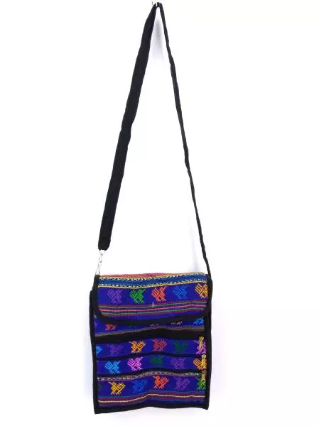 Medium 5pc Lot Tribal Guatemalan Hand Woven Mochila Crossbody Bags New