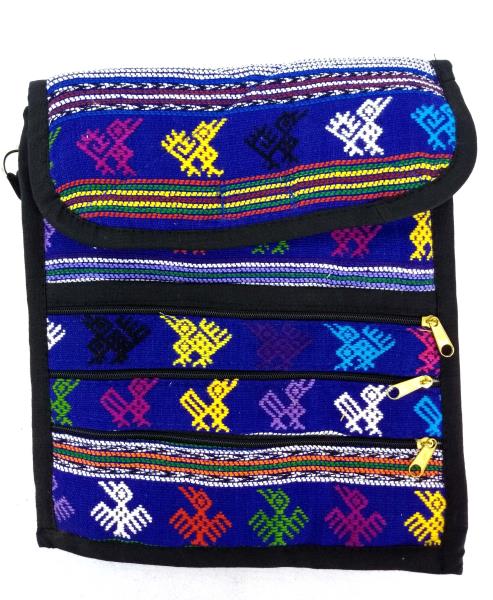 5pc Lot Medium Guatemalan Hand Woven Mochila Crossbody Travel Bags NEW