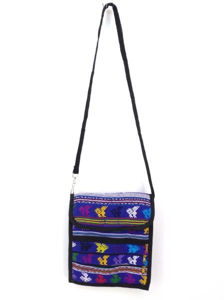 5pc Lot Medium Guatemalan Hand Woven Mochila Crossbody Travel Bags NEW