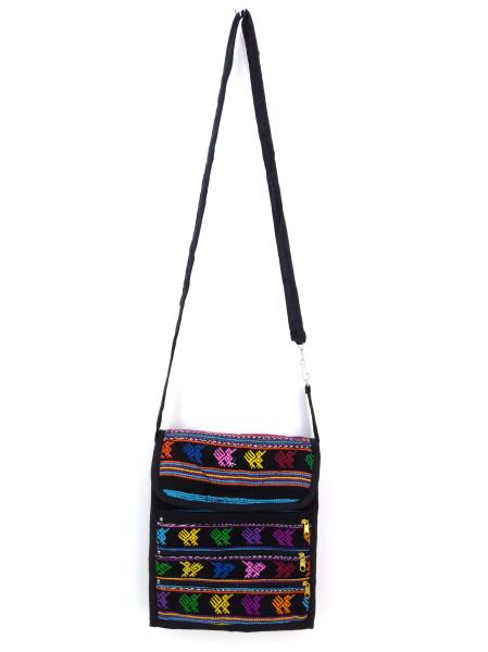 NEW 5pc Lot Guatemalan Hand Woven Medium Mochila Crossbody Bags Wholesale
