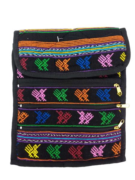 New Guatemalan Hand Woven Mochila Crossbody Travel Bags 5pc Lot Medium