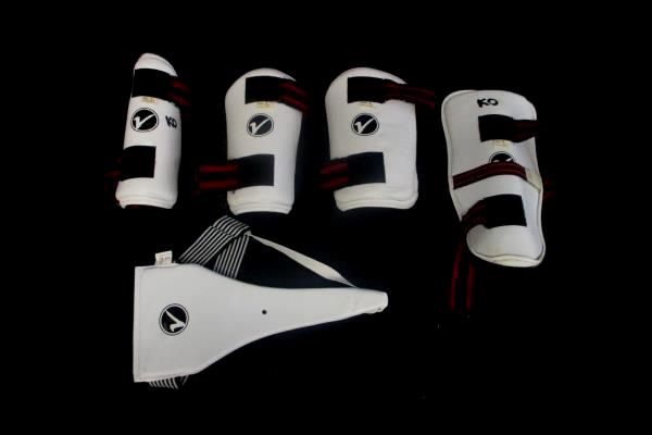 Youth Taekwondo Protection Gear West Coast Taewondo Chest Pad Shin Guards more