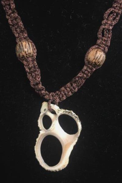 Set of 2 Beach Bracelets Anklets Large Cut Shell Made In Philippines