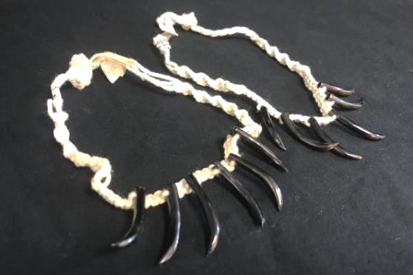 Set of 2 Macrame Claw Shell Beaded Bracelets Anklets Made In Philippines