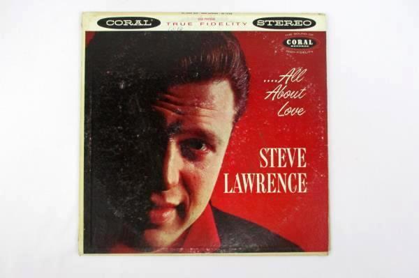 Steve Lawrence "All About Love" 1958 12" Vinyl 33 RPM LP Records Jazz