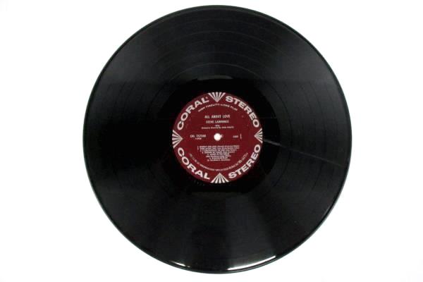 Steve Lawrence "All About Love" 1958 12" Vinyl 33 RPM LP Records Jazz