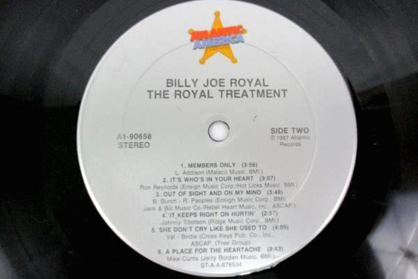 Billy Joe Royal "The Royal Treatment" 1987 12" Vinyl 33 RPM LP Records Country
