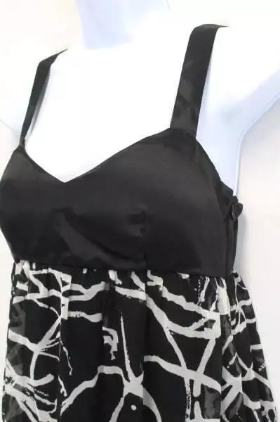 21 Empire Waist Baby Doll Formal Dress Women's Size Small With Tags Black Design