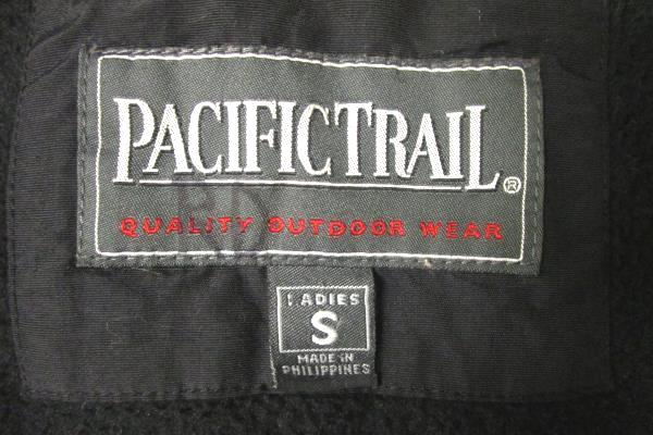 Women's Red Black Coat By Pacific Trail Size S 100% Nylon, 100% Polyester.