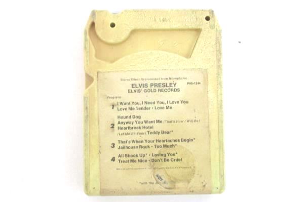 Elvis Presley - Elvis' Gold Records Vintage 8-Track Tape w/ Case