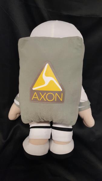AXON ASTRONAUT LIGHT UP PLUSH DOLL Electronics Mascot BOLDLY GO 25" Man